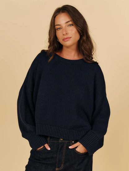 Carla Cotton Crew Jumper