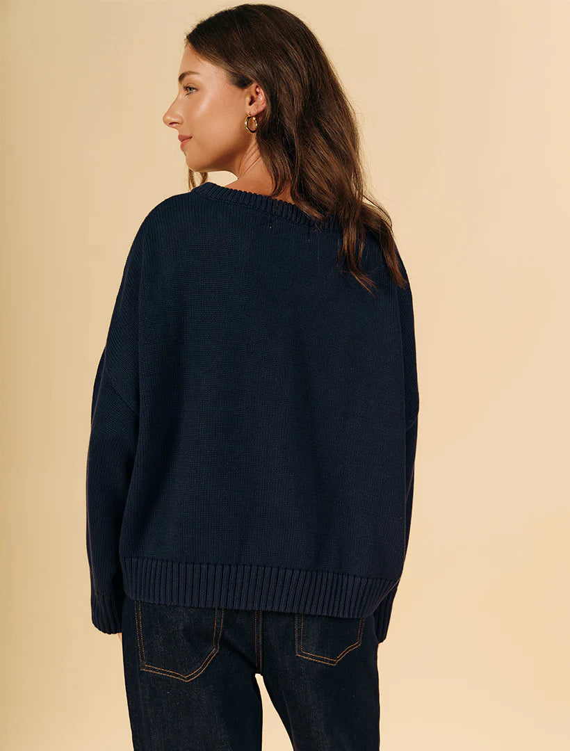 Carla Cotton Crew Jumper