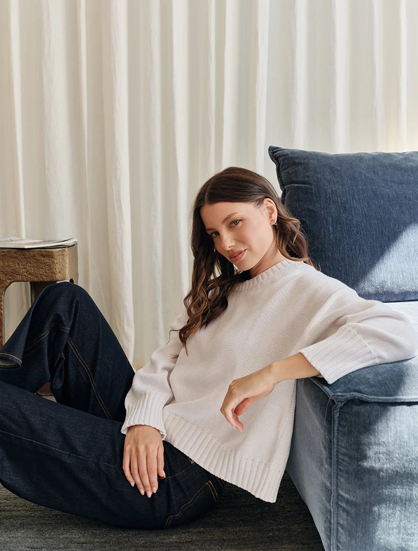 Carla Cotton Crew Jumper