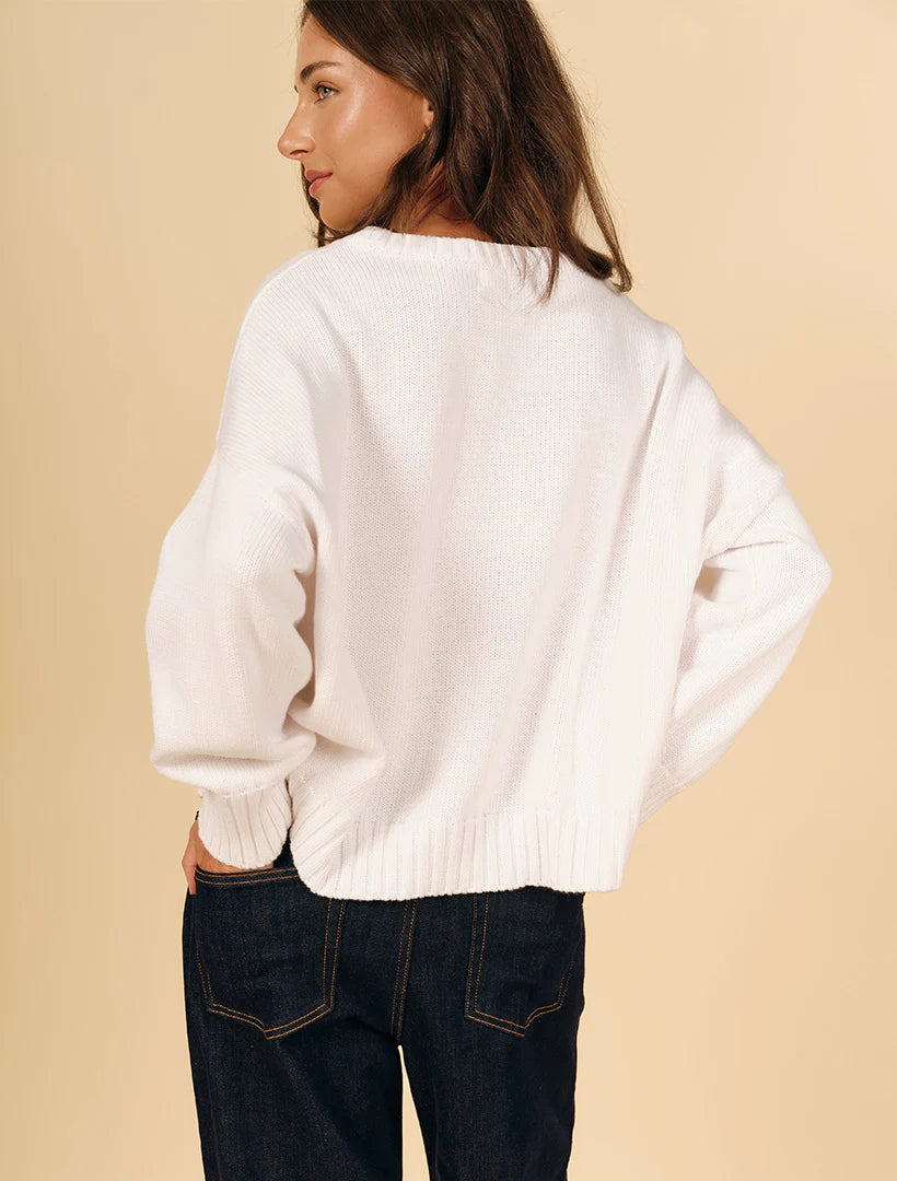 Carla Cotton Crew Jumper