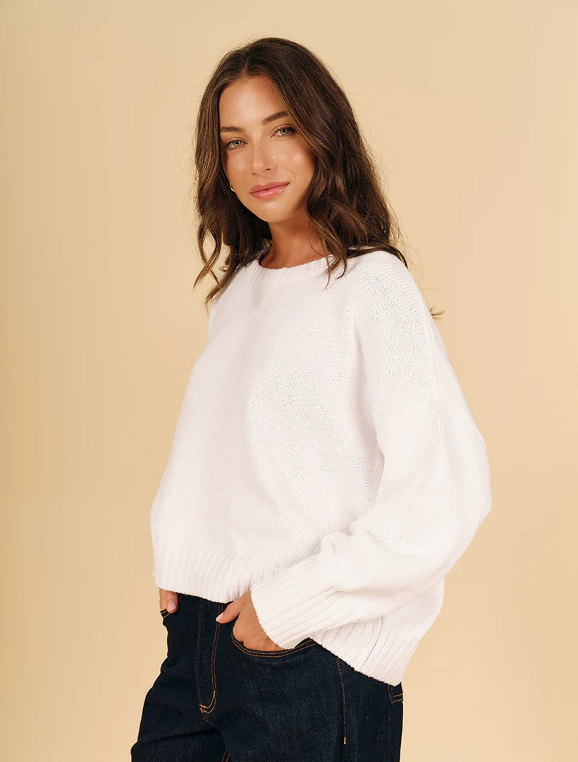 Carla Cotton Crew Jumper