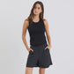 Literal Linen Pleat Front Shorts - Black