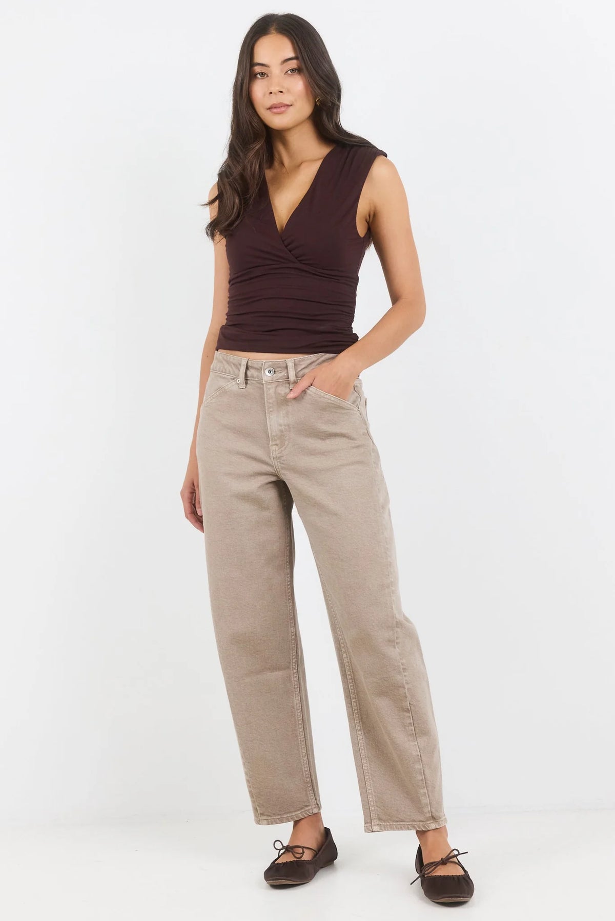 Idolise Soft Barrel Jeans