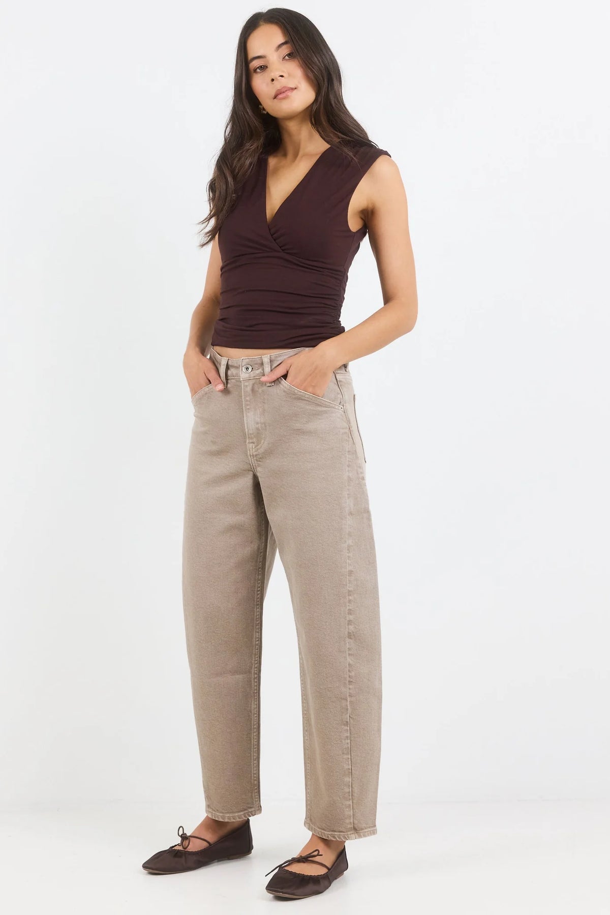 Idolise Soft Barrel Jeans