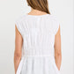 Context Ivory Linen Relaxed Sleeveless Top