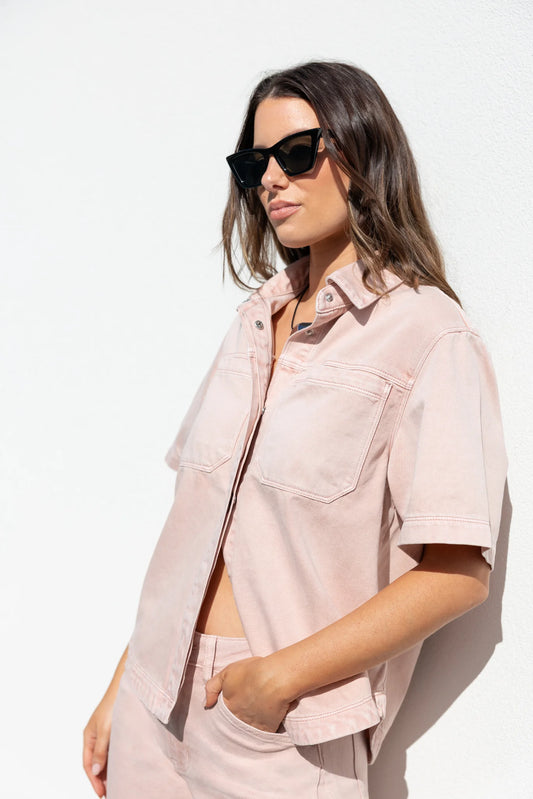Crucial Short Sleeve Shacket