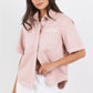 Crucial Short Sleeve Shacket