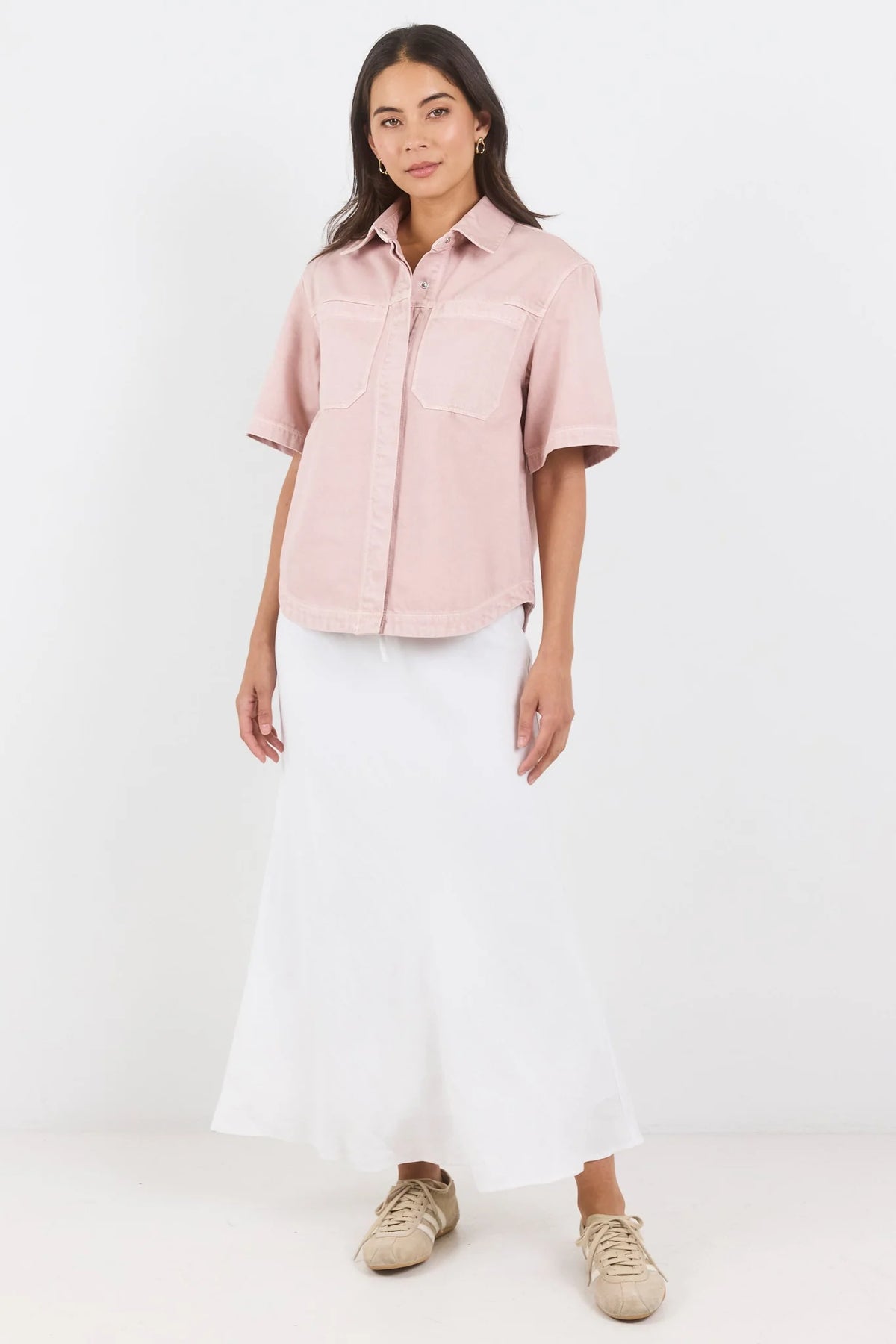 Crucial Short Sleeve Shacket