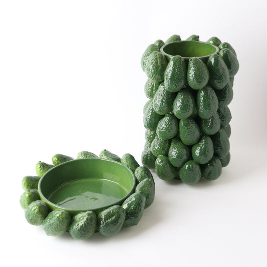 Ceramic Avocado Vessel