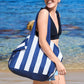 Dock & Bay Beach Tote Bag - Whitsunday Blue