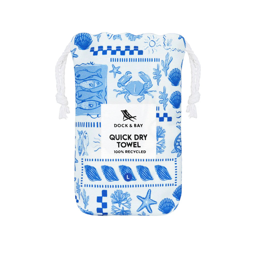 Dock & Bay Beach Towel - Grecian Shores