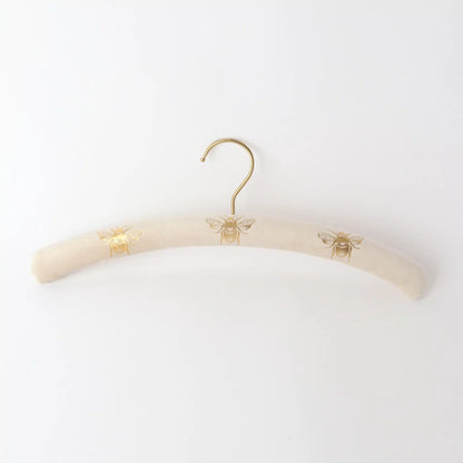 Velvet Bee Coat Hanger S/2