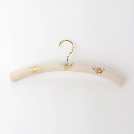 Velvet Bee Coat Hanger S/2