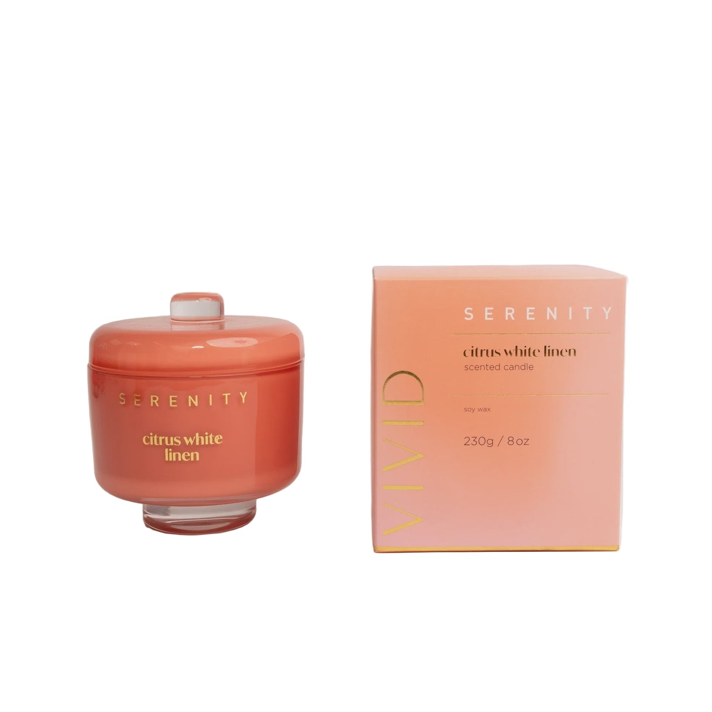 Citrus White Linen Candle 230g