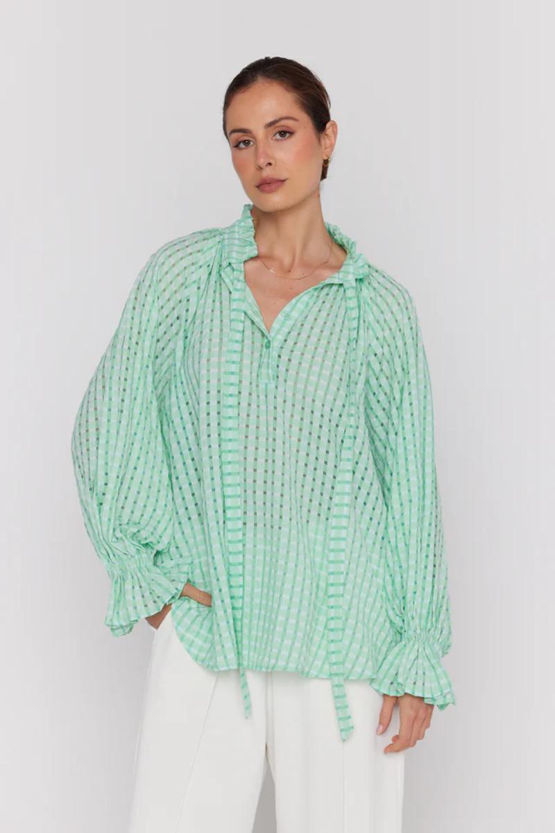 Danill Chequer Blouse