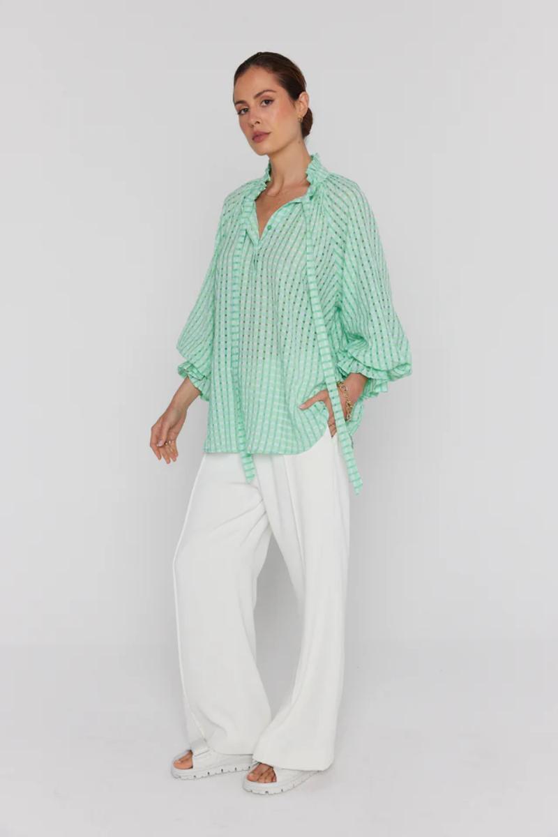 Danill Chequer Blouse