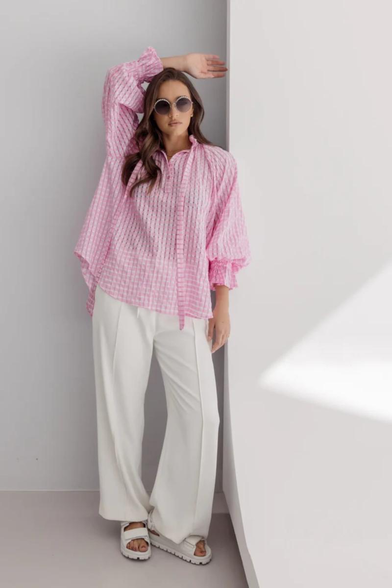 Danill Chequer Blouse