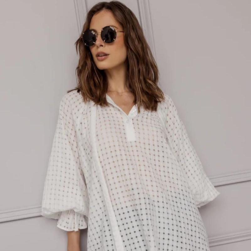 Danill Chequer Blouse