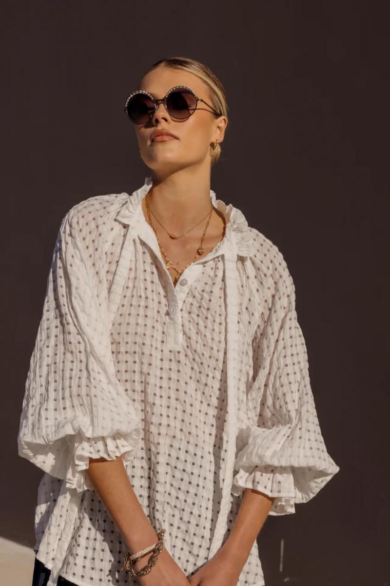 Danill Chequer Blouse