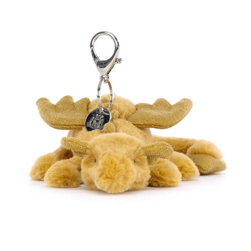 Jellycat - Dragon Bag Charm Golden