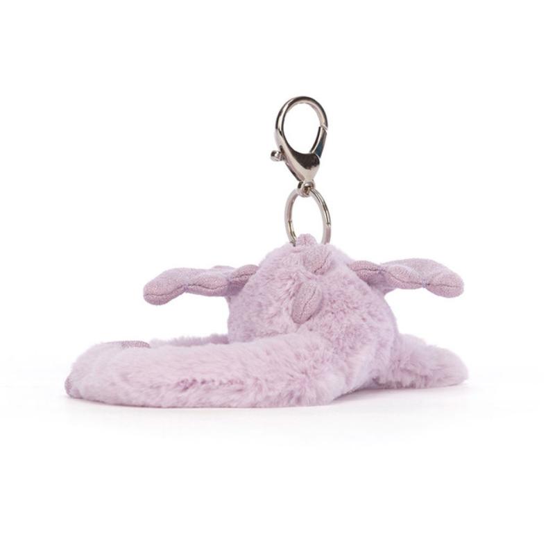 Jellycat - Dragon Bag Charm Lavender