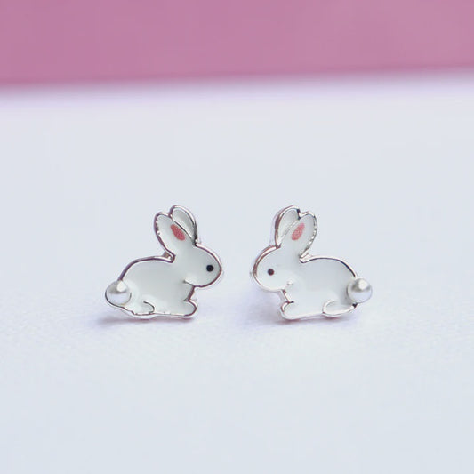 Mia the Bunny Earrings in Bunny Box