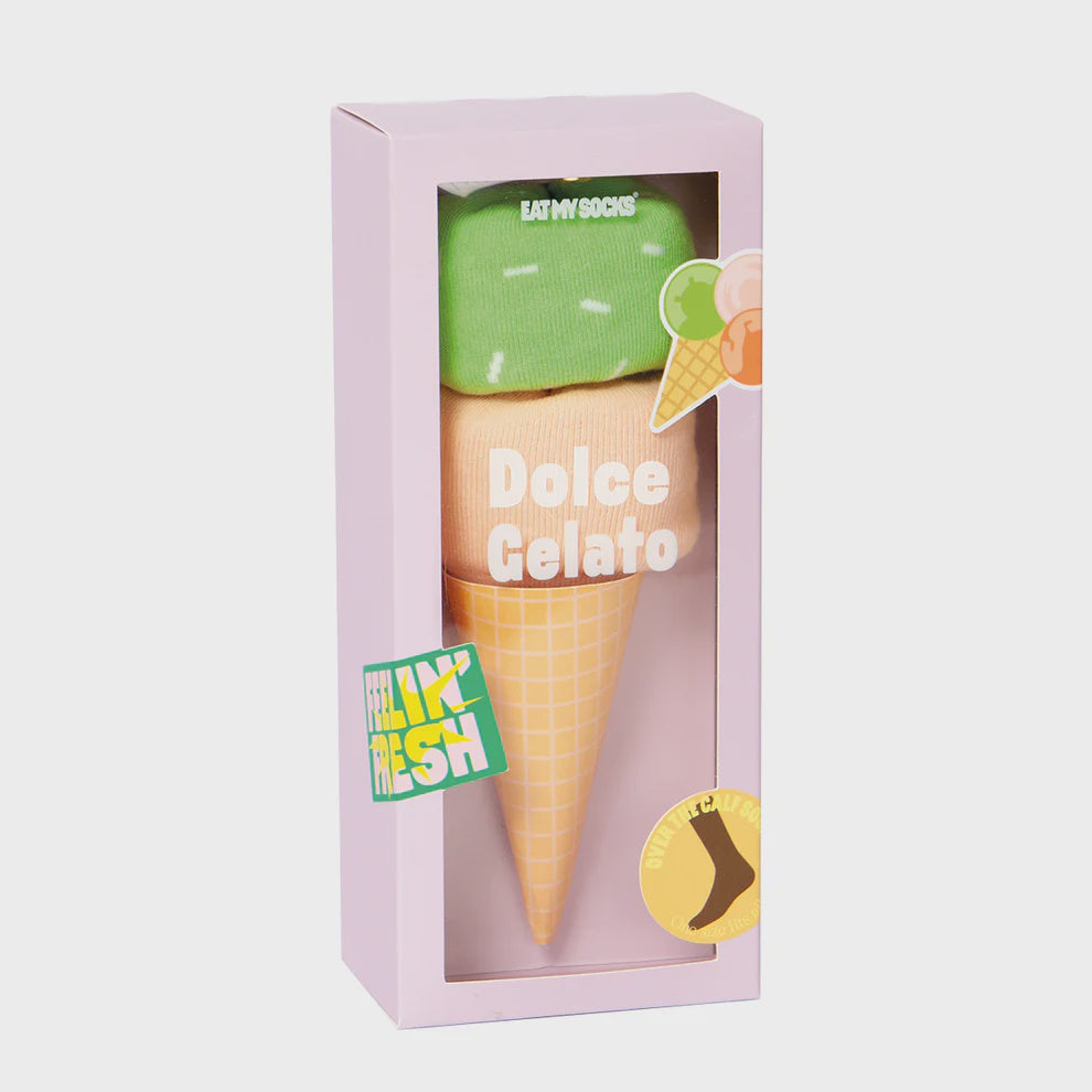 EAT MY SOCKS - Dolce Gelato Pink and Green