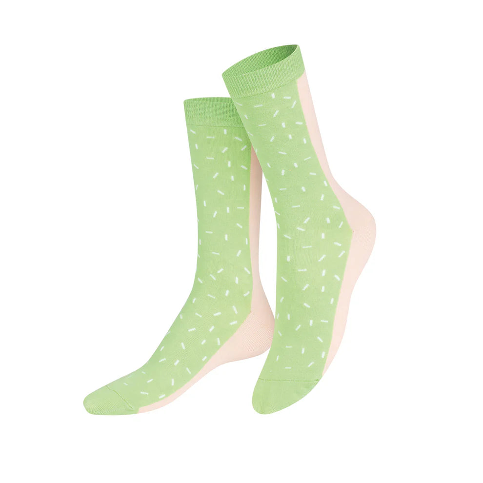 EAT MY SOCKS - Dolce Gelato Pink and Green