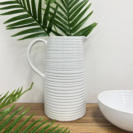 Ribbed Jug