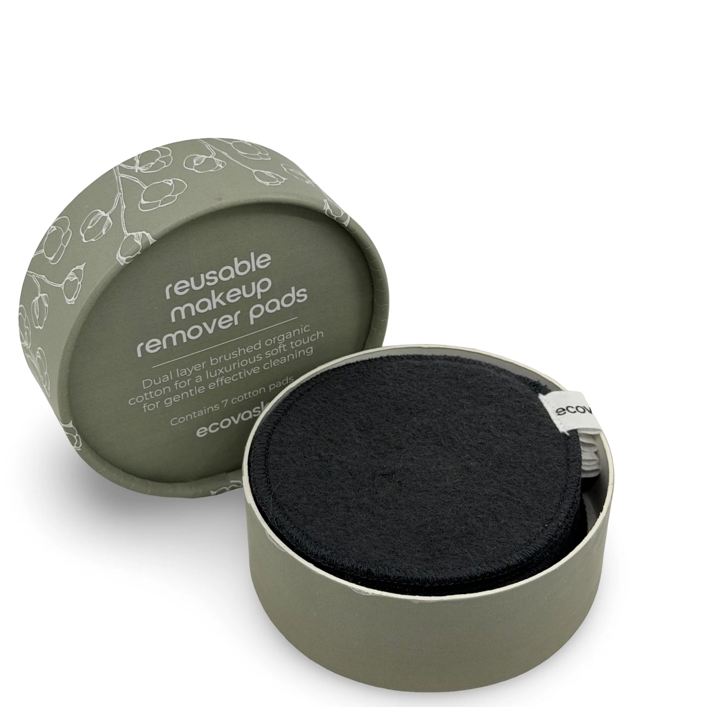 Reuseable Makeup Pads 7pcs - Dark Grey