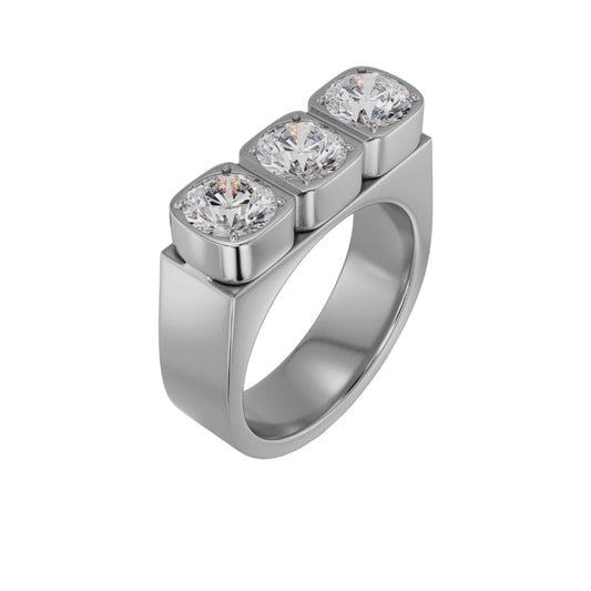 Gemma Ring - Steel