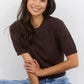 Edition Chocolate Crewneck Knit Tee
