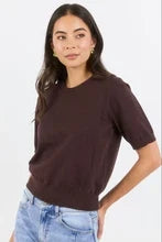 Edition Chocolate Crewneck Knit Tee
