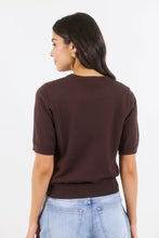 Edition Chocolate Crewneck Knit Tee
