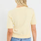 Edition Lemon Crewneck Knit Tee