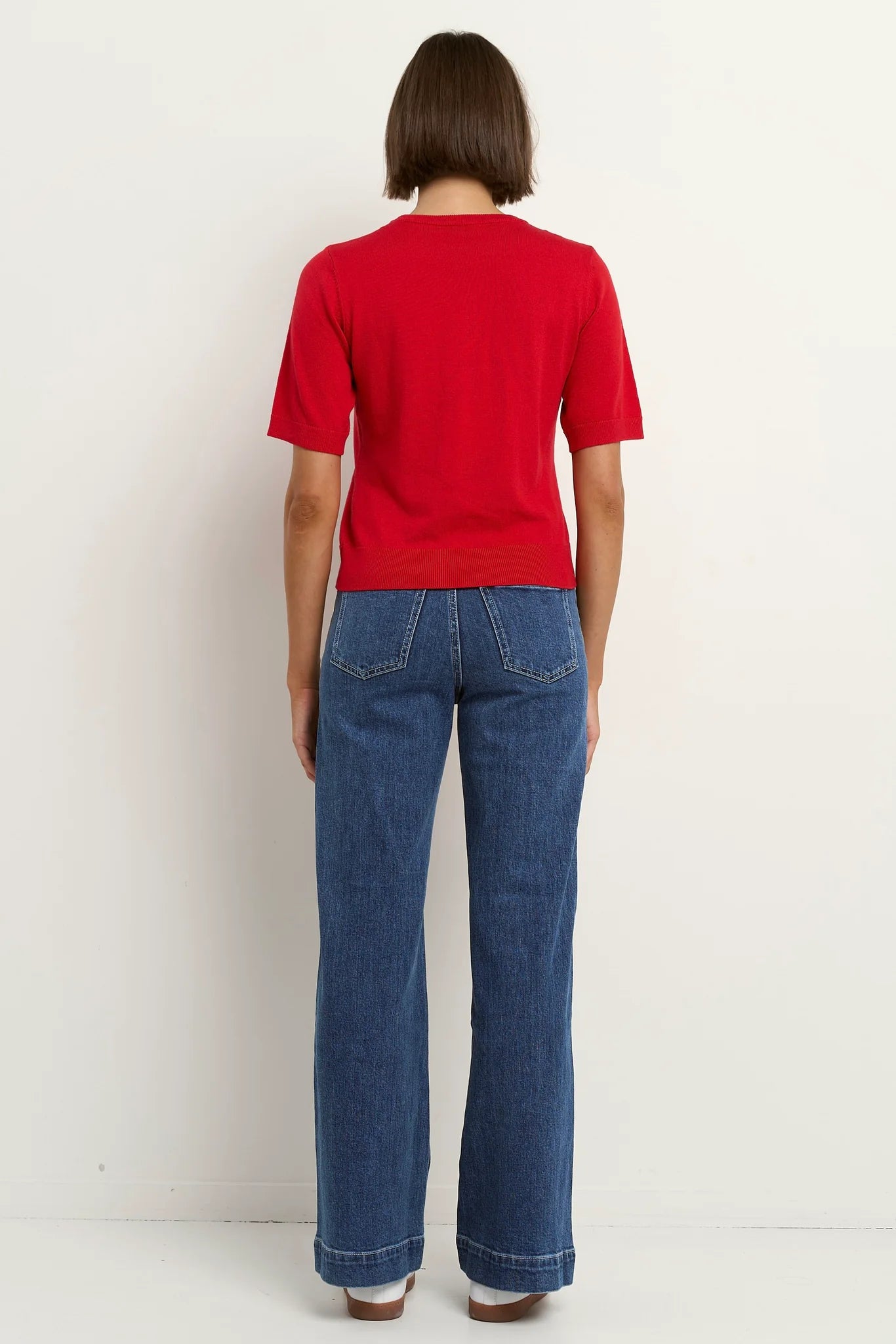 Edition Red Crewneck Knit Tee
