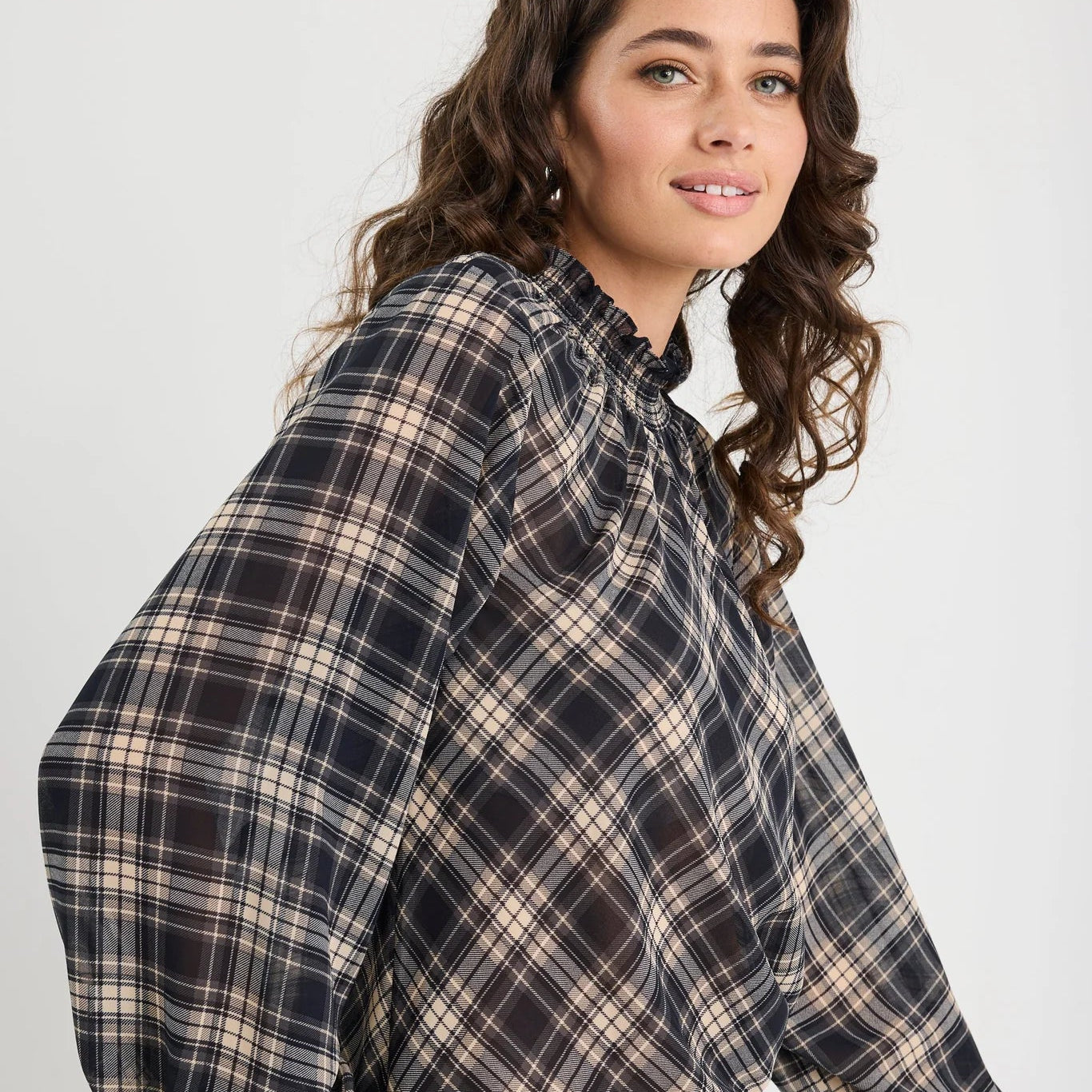 Embrace Chiffon LS Top