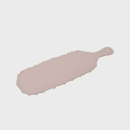 Melamine Pearl Platter Handle 42cm - French Pink