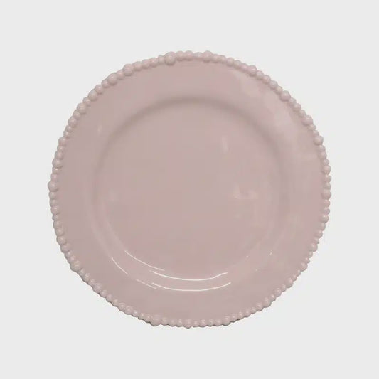 Melamine Pearl Dinner Plate - French Pink