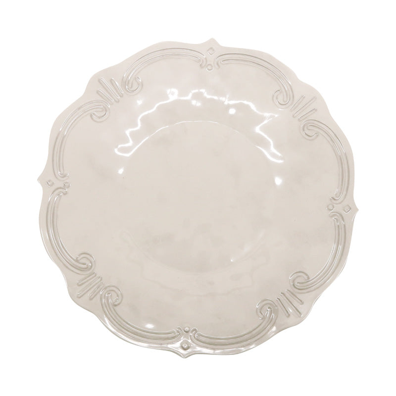 Melamine French Grey Dinner Plate