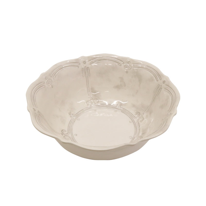 Melamine French Grey Bowl