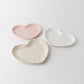 Melamine Pearl Heart Plate 20cm