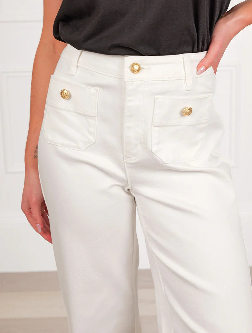 Farrah Denim Jean - White