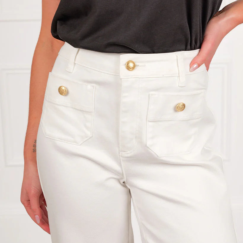 Farrah Denim Jean - White