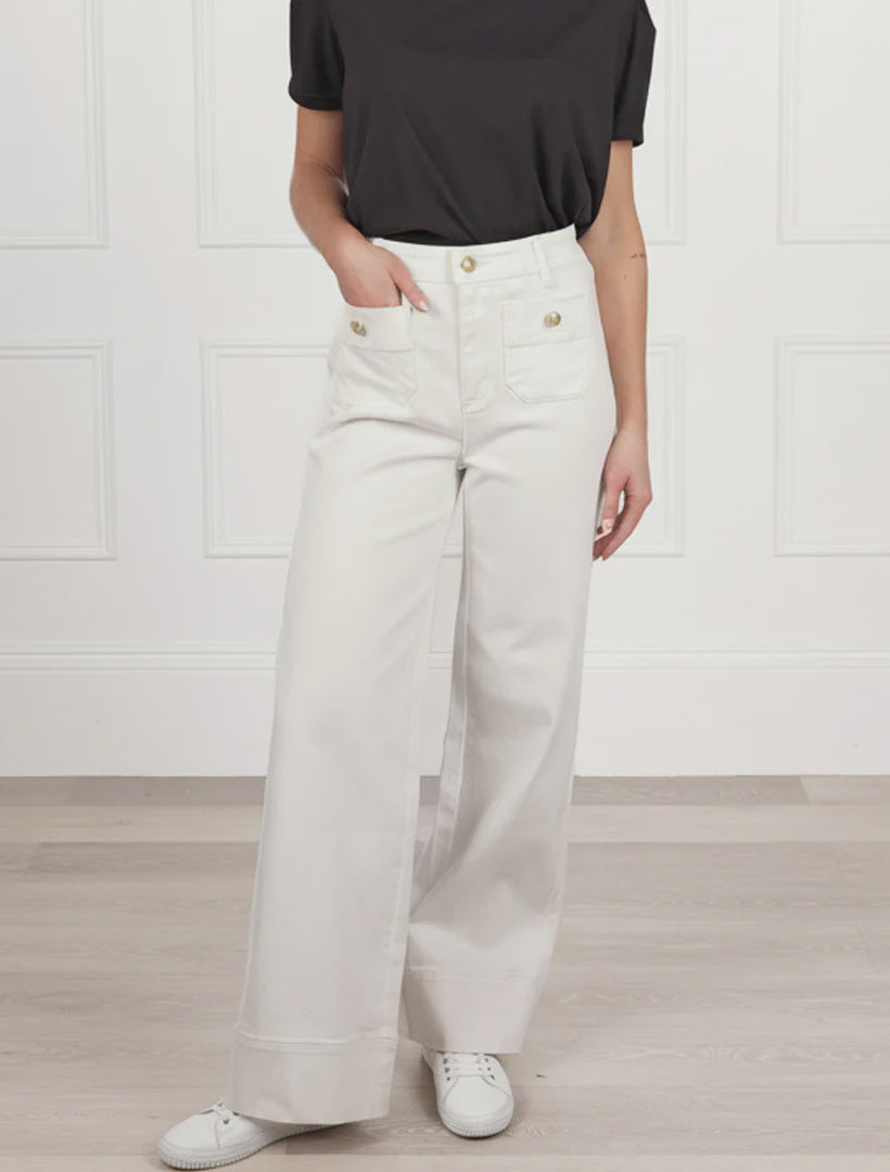Farrah Denim Jean - White