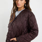 Frankly Boxy Snap Front Puffer Jacket