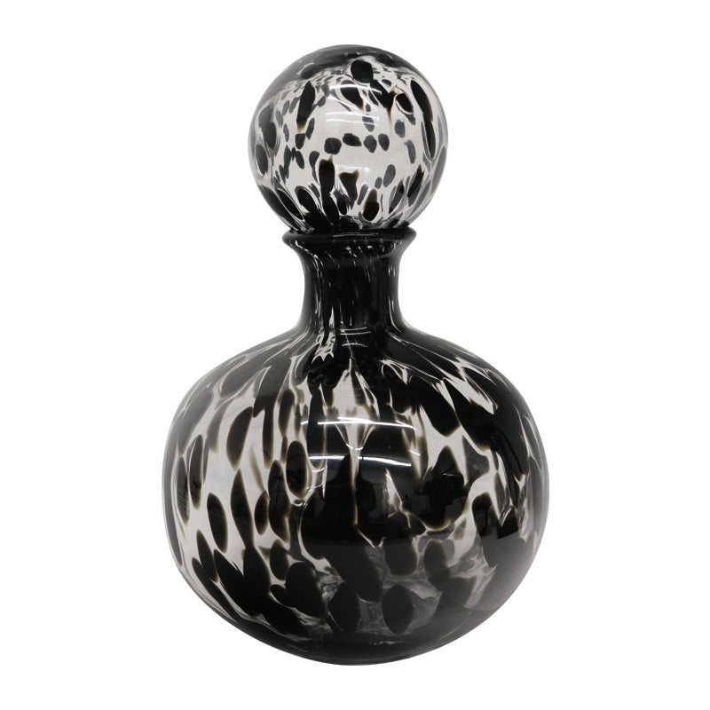 Glass Decanter Black