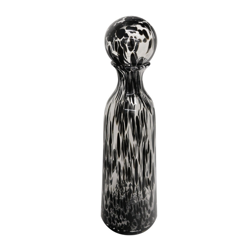 Glass Decanter Black