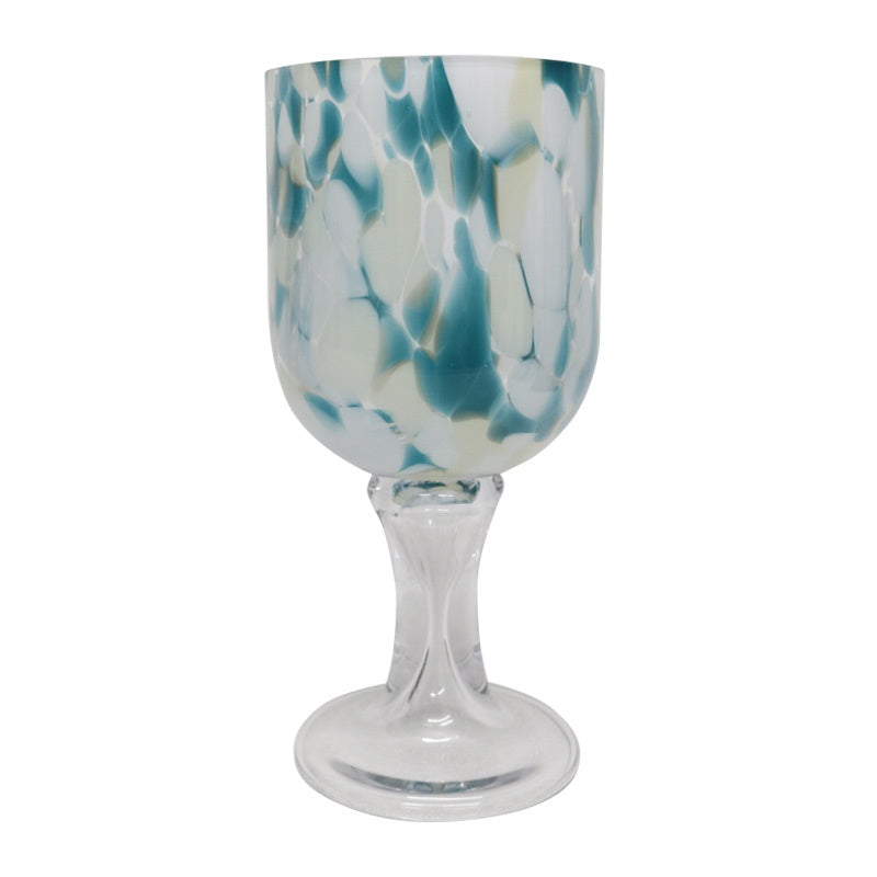 Glass Multi Colour Candelholder