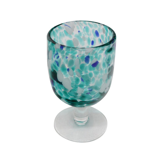 Glass Multi Colour Wine Glass